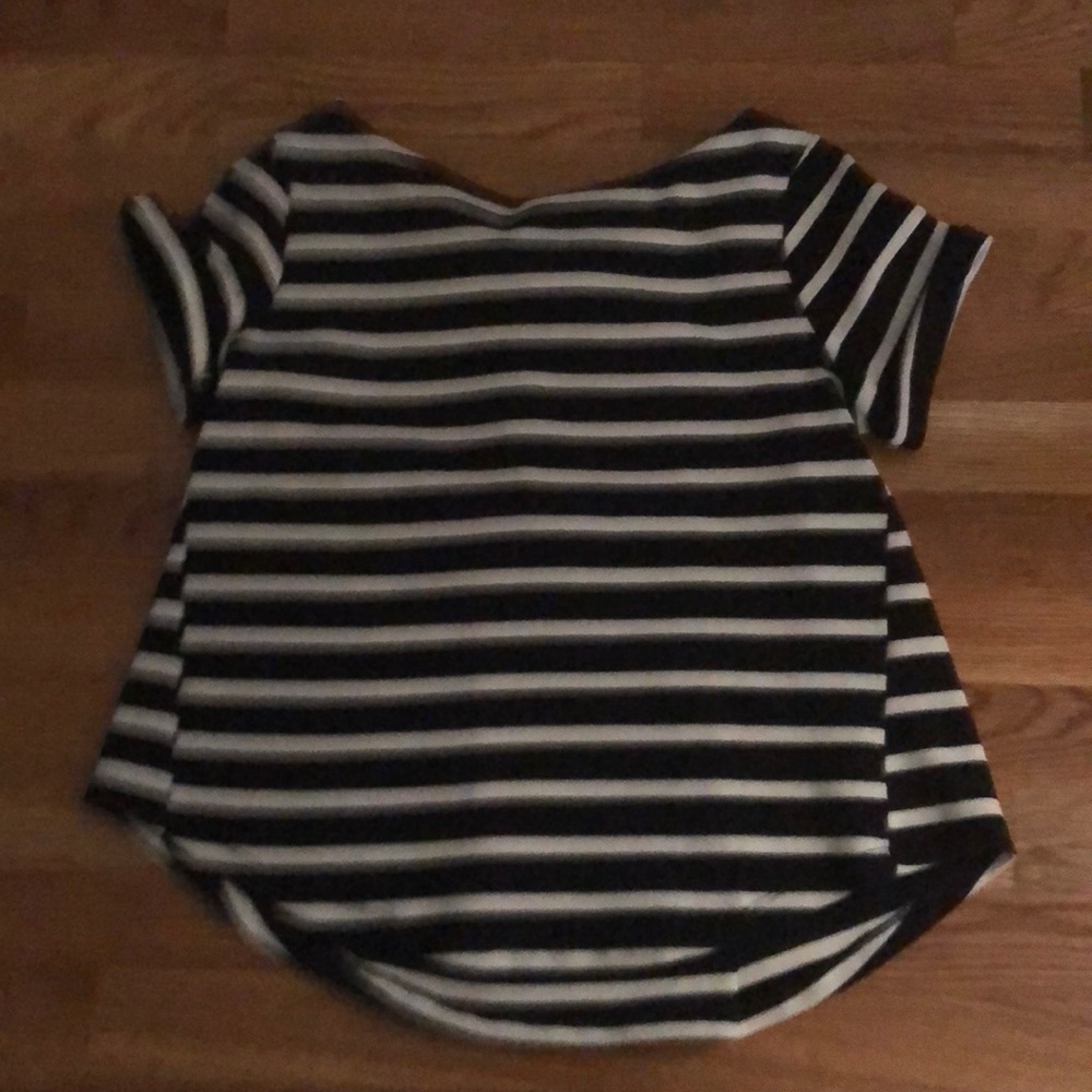 Striped Shirt with Tie back